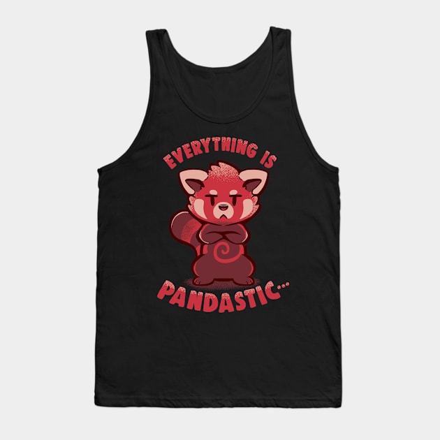 Sarcastic Pandastic Tank Top by TechraNova